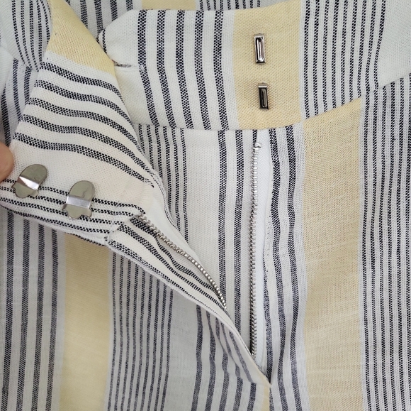 NWT Olivaceous Rayon Linen Striped Pants Size S - Picture 4 of 8